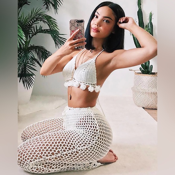 Fashion Nova Other - Fashion Nova White Crochet Bikini Set